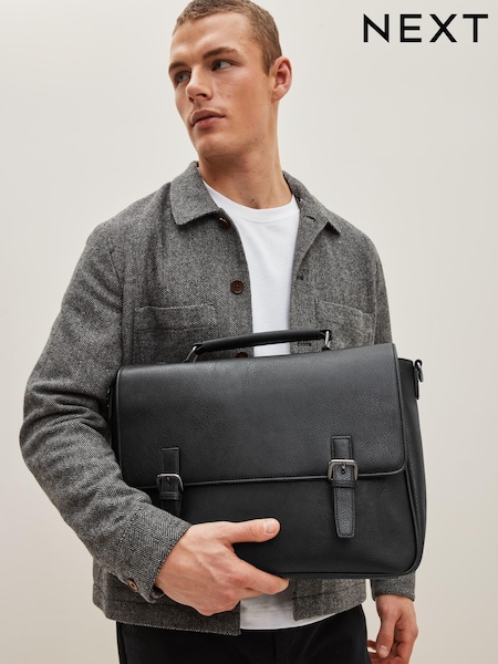 Black Briefcase Messenger Bag (314926) | 223 QAR