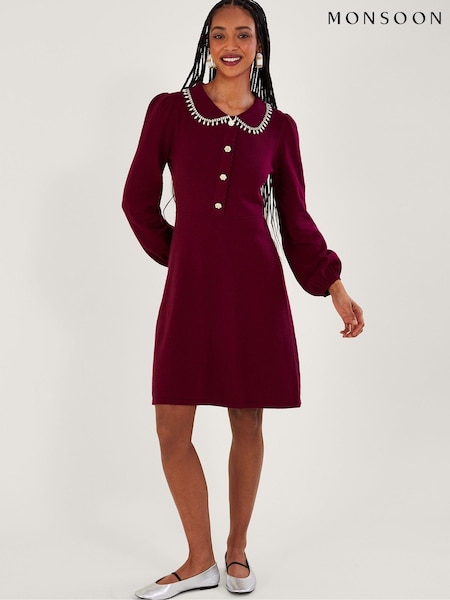 Monsoon Cleo Collar Dress (315190) | €59