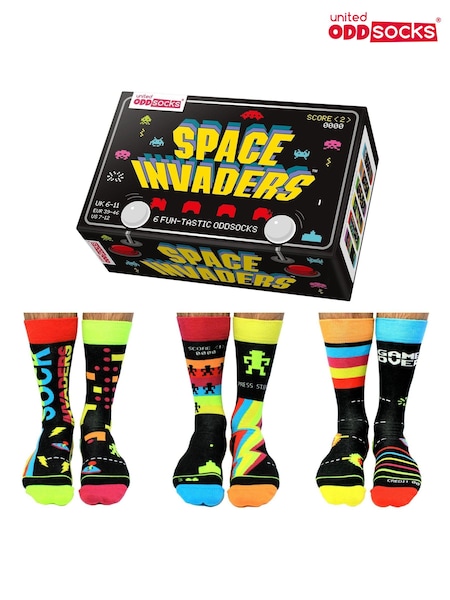 United Odd Socks Black Space Invaders Space Invaders Socks (315427) | €23