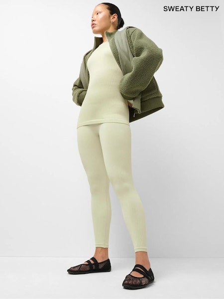 Verde - Sweaty Betty Seamless Textured 7/8 Leggings