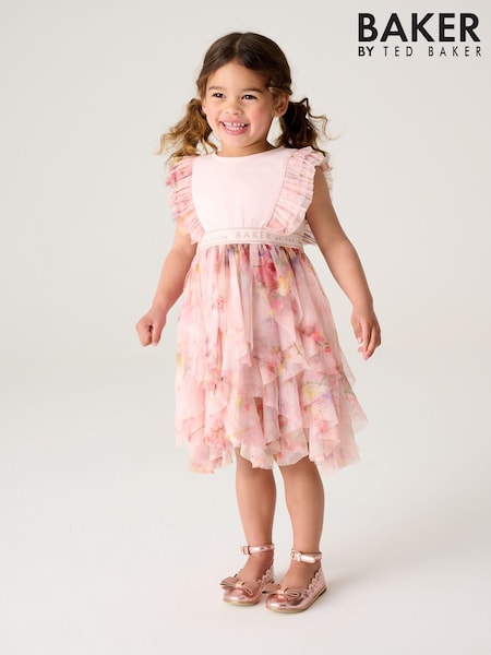 Baker by Ted Baker Floral Mesh Mockable Dress (315961) | €50 - €57
