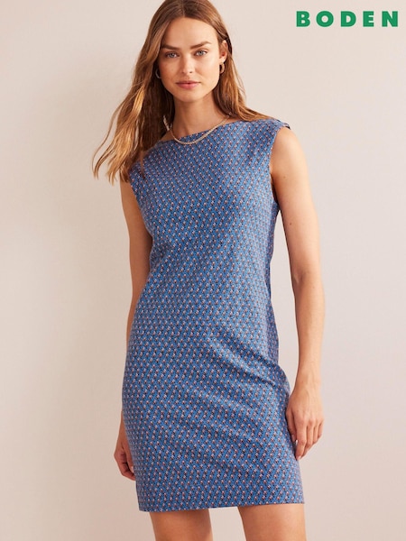 Boden Blue Sleeveless Jersey Shift Dress (316217) | €18.50