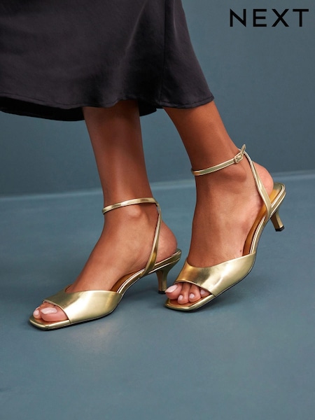 Gold Forever Comfort® Low Heeled Sandals (316651) | € 27