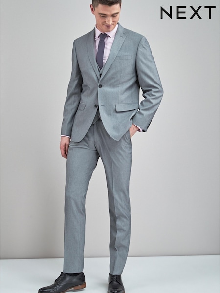 Hellgrau - Reguläre Passform - Stretch Tonic Suit: Jacket (316973) | 29 €