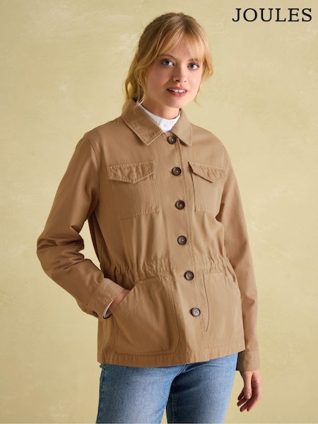 Joules Twyford Tan Brown Safari Jacket (317057) | €35