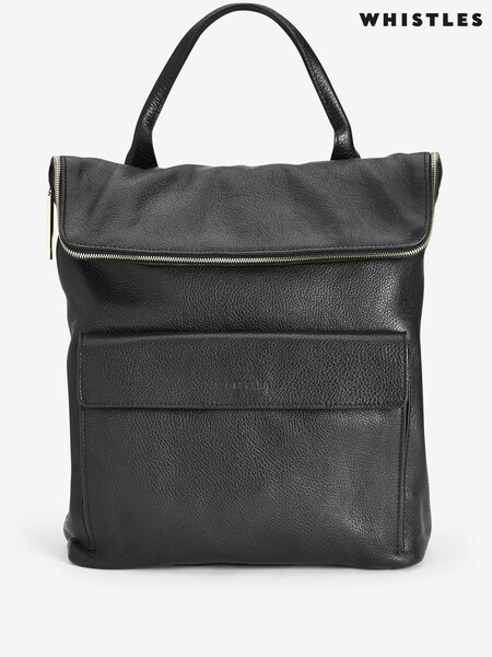 Whistles Black Verity Backpack (317783) | AED1,450