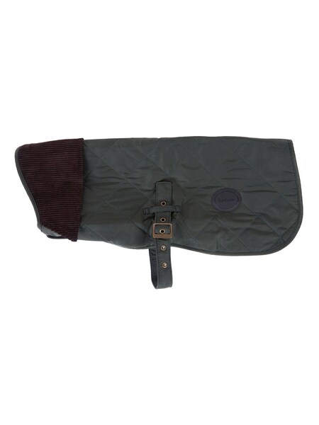Barbour® Olive Green Diamond Quilted Dog Coat (318371) | €28