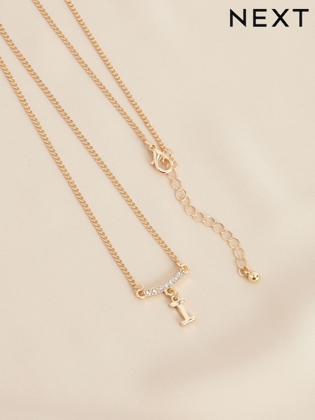 Gold Tone I Initial Necklace Letter I (319060) | €5