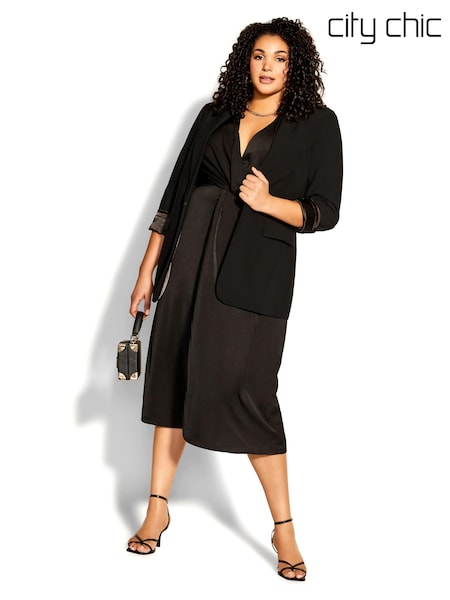 City Chic Lindsey Black Dress (319671) | €23