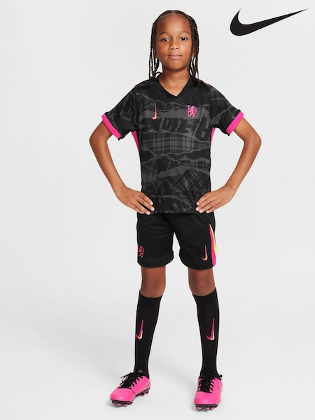 Nike Grey Chelsea FC 2024/25 Stadium Third 3 Piece Football Kit (320366) | €73