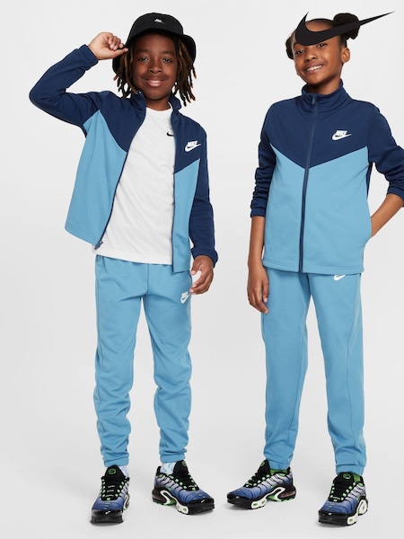 Nike Light Blue Poly Tracksuit (320376) | €46