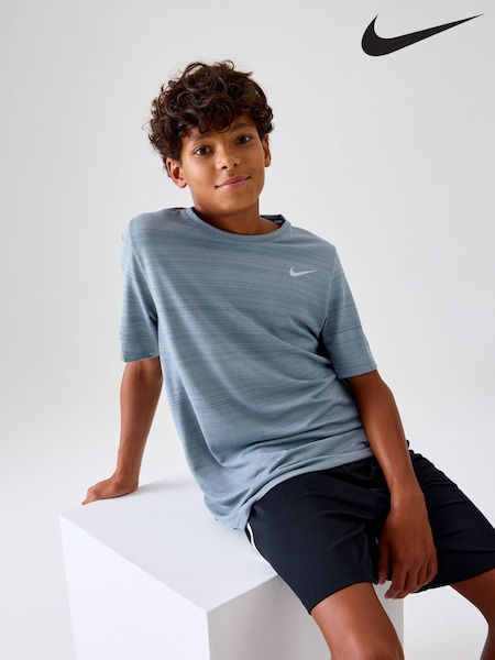 Nike Smoke Grey Dri-FIT Miler Training Top (320632) | €33
