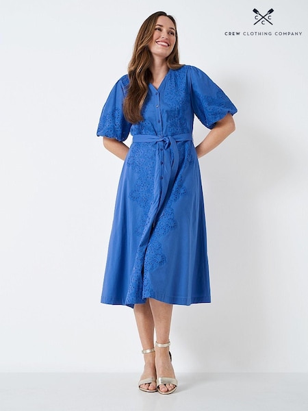 Crew Clothing Company Blue Shirt Dress (321034) | €73