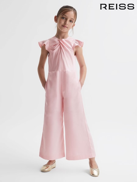 Reiss Pink Ally 4-9 yrs Knot Detail Jumpsuit (321066) | € 125