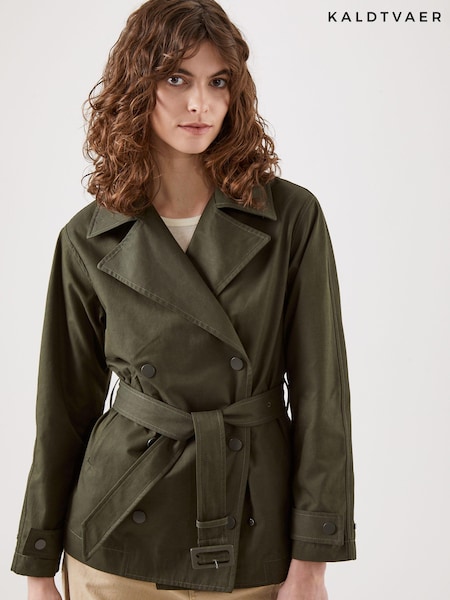Зеленый - Kaldtvaer Kristian Short Trench Coat (321109) | €59