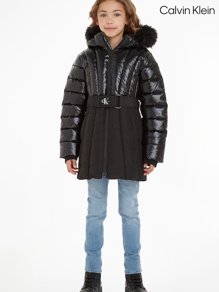 Calvin Klein Kids Belted Puffer Coat (321122) | €59