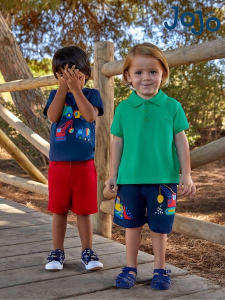 JoJo Maman Bébé Green Polo Shirt (321436) | €21