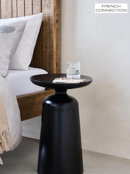 French Connection Black Metal Thaki Side Table (321575) | €177