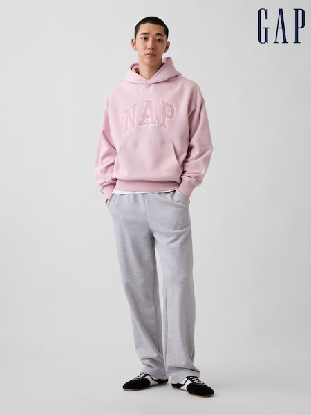 Rosa - Regular Gap Vintage Soft Nap Logo Hoodie