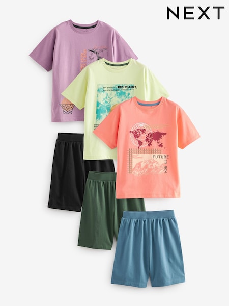 zelena/Oranžna - Short Pyjamas 3 Pack (3-16yrs) (322303) | € 23 - € 29