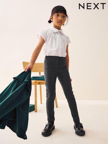 رمادي رمادي داكن - School Skinny Stretch Trousers (3-18yrs) (322512) | ‏54 ر.س.‏ - ‏84 ر.س.‏