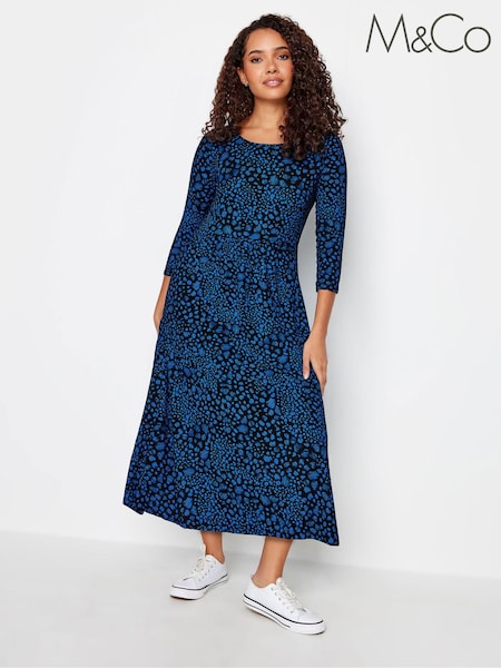 M&Co Petite Scoop Neck Dress (322871) | 142 LEI