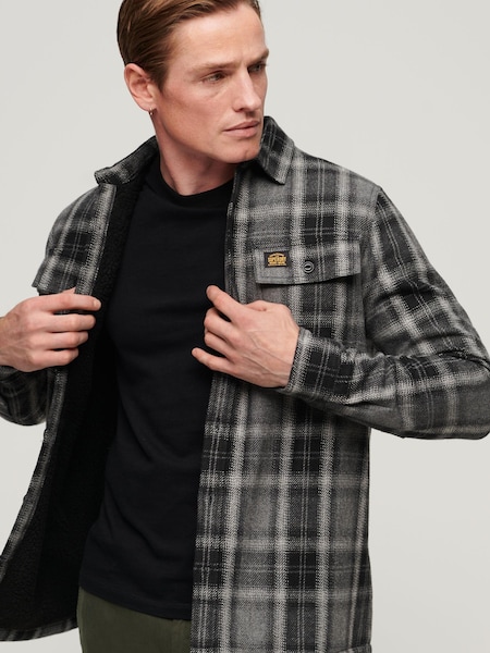 Superdry Black Wool Miller Overshirt (322905) | €47.50