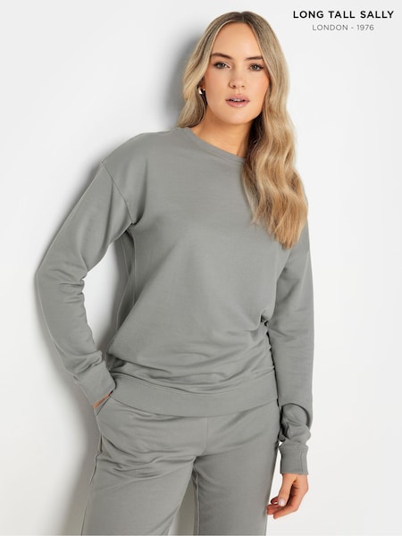 Harmaa - Long Tall Sally Pyöreä kaula-aukko Collegepaita (323178) | €35