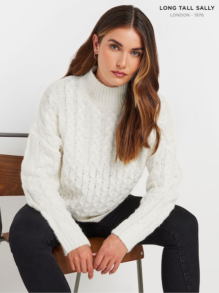 Long Tall Sally Cable Drop Shoulder Jumper (323246) | €54