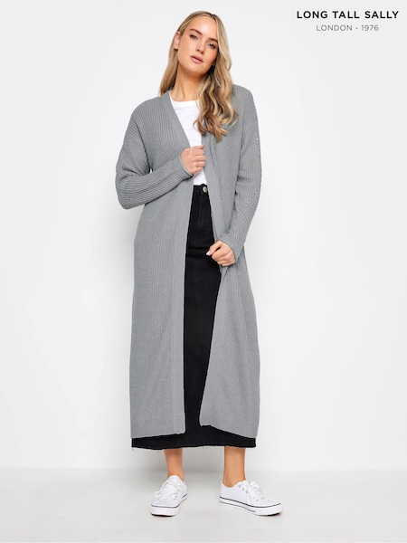 siva - Long Tall Sally Longline Ribbed Cardigan (323606) | € 42