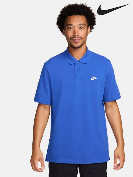 Nike Royal Blue Club Short Sleeve Polo Shirt (324413) | €22