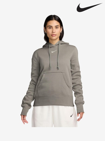 Nike Khaki Green Mini Phoenix Fleece Swoosh Pullover Hoodie (324453) | € 35