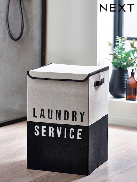 Mono Collapsible Slogan Laundry Basket (324566) | €26