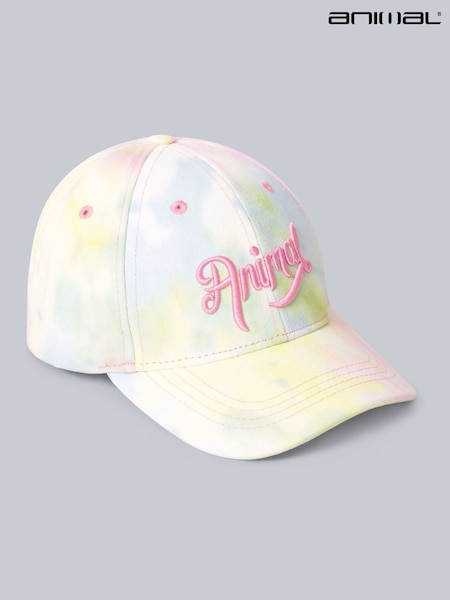 Animal White Kids Mikey 100% Cotton Tie Dye Cap (325114) | ₪101