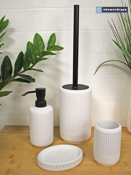 Showerdrape Alexandria Concrete Set Of 4 Bathroom Accessory Set (325199) | €90