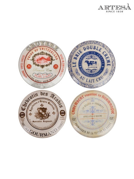 Artesa Set of 4 Gourmet Cheese Plates (325240) | ‏128 د.إ.‏