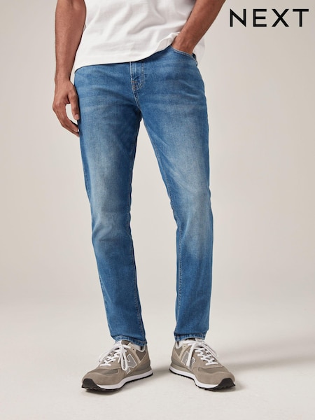 Blue Light Single Skinny Fit Classic Stretch Jeans (325446) | kr340