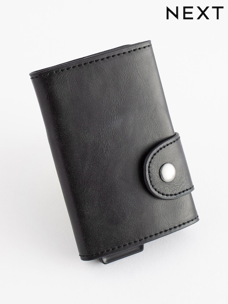 Black Leather Pop-Up Card Holder (326576) | €14.50