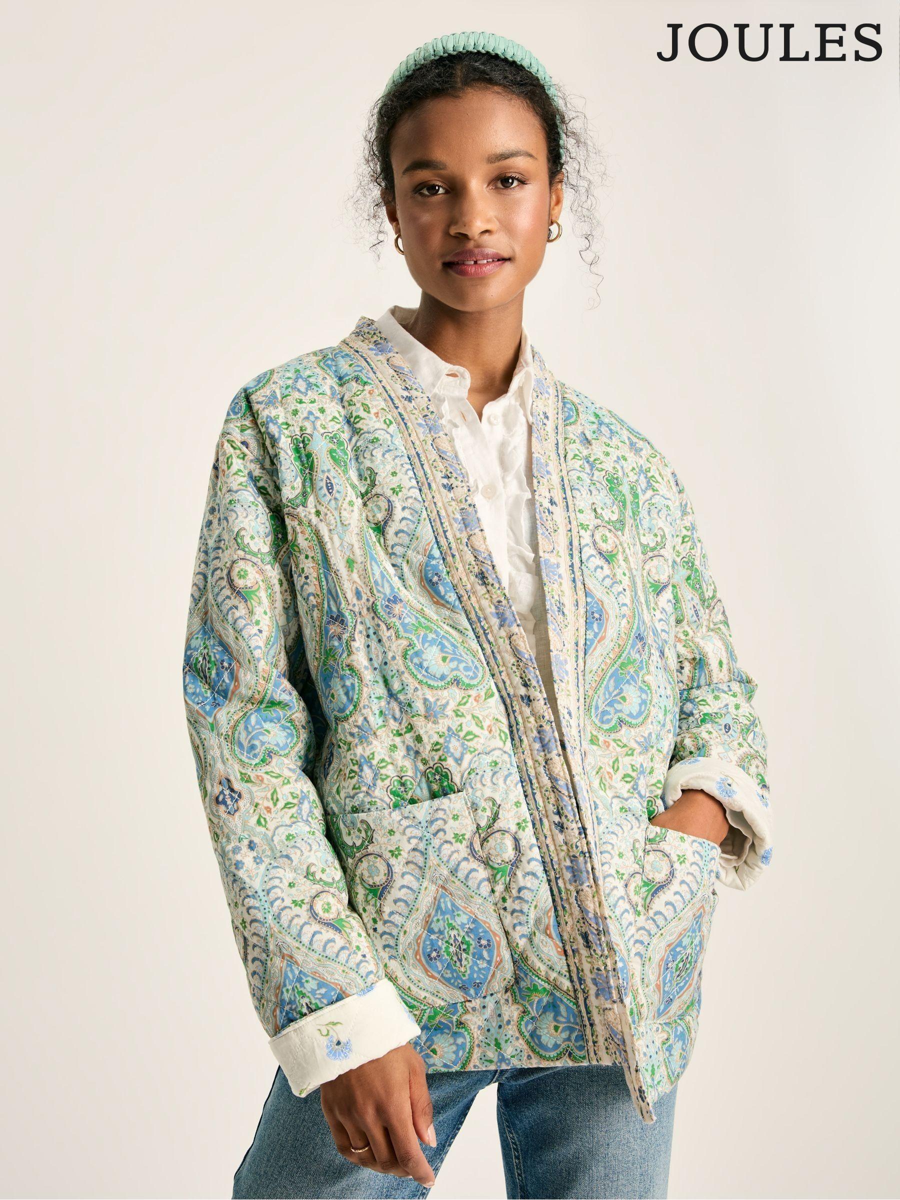 Cotton quilted jacket womens sales