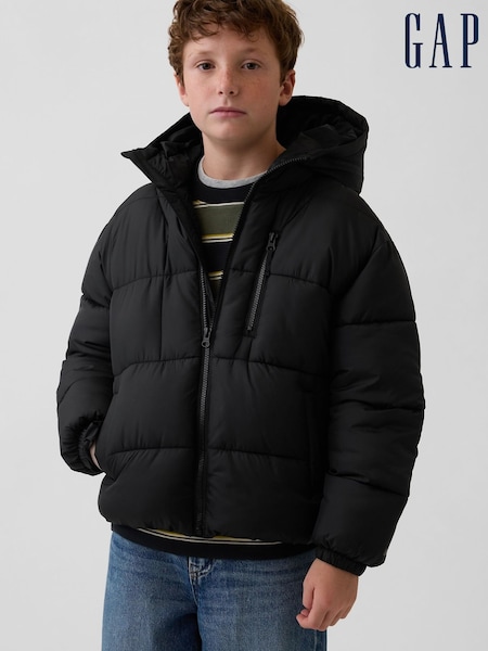 Black - Gap Heavyweight Puffer Jacket (4-13yrs)