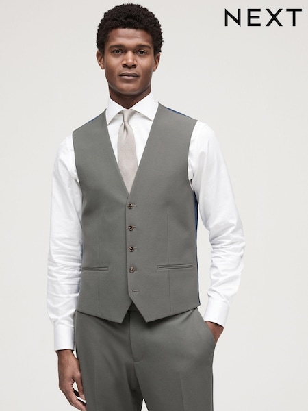 Green Regular Fit Motionflex Stretch Waistcoat (328316) | €8