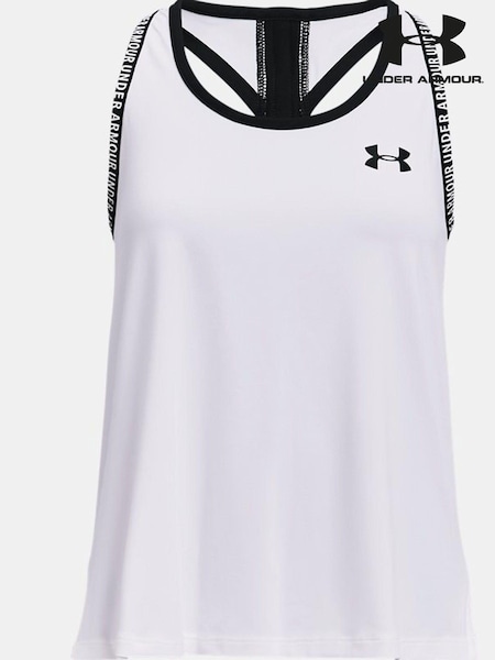 Under Armour White/Black Knockout Tank (328328) | AED41