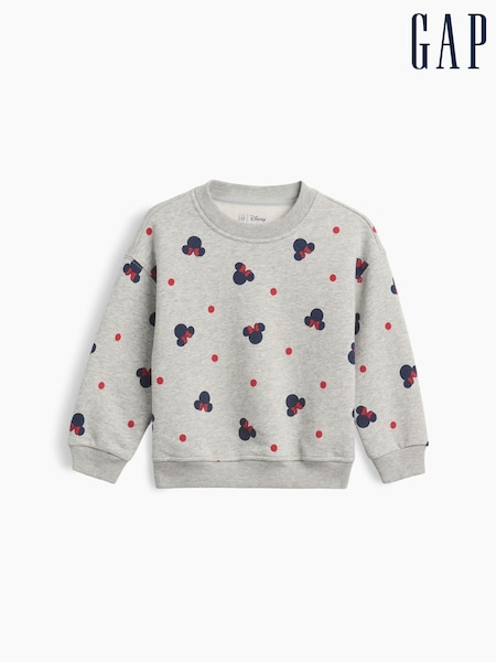Šedá Minnie Mouse - Gap Disney měkká vintage mikina (6-5let)