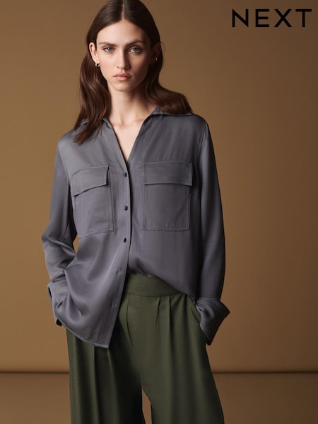 Blue Pocket Detail Premium Shirt (328558) | €25