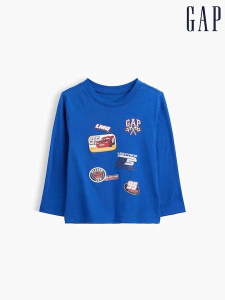 Blå - Gap Disney Cars Graphic T-shirt (6mths-5yrs)