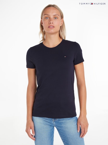 أزرق داكن أزرق - تيشرت Heritage Alex قطني 100% من Tommy Hilfiger (329606) | ‏9 ر.ع.‏