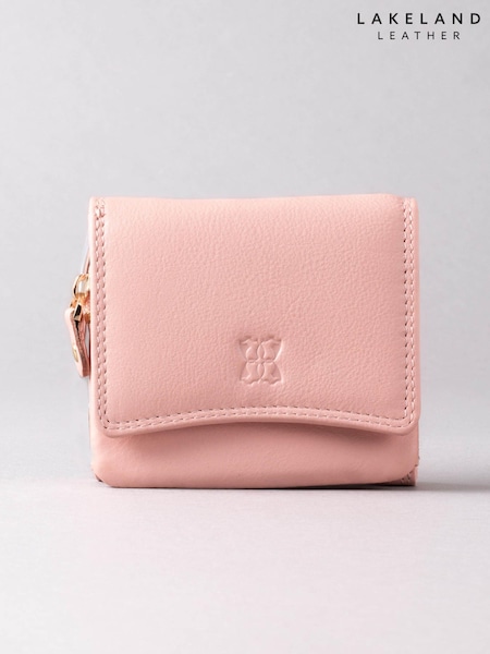 Lakeland Leather Pink Small Flapover Purse (330225) | €28