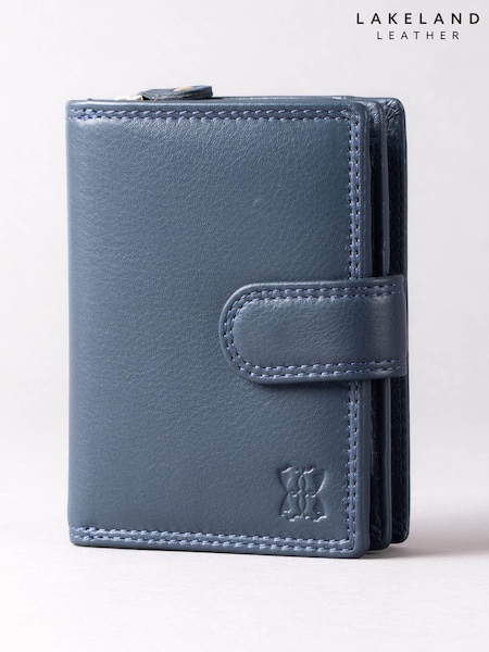 Lakeland Leather Navy Blue Small Tab Purse (330389) | €32