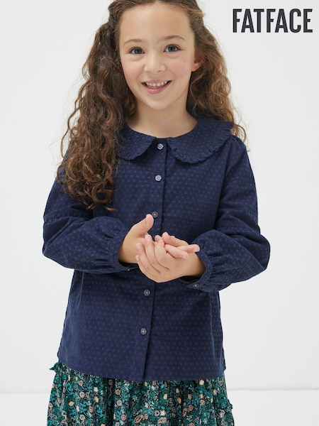 FatFace Blue Spot Cord Blouse (330502) | €12.50