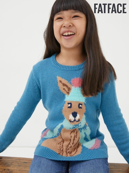 FatFace Green Kara Kangaroo Crew Jumper (330817) | €21